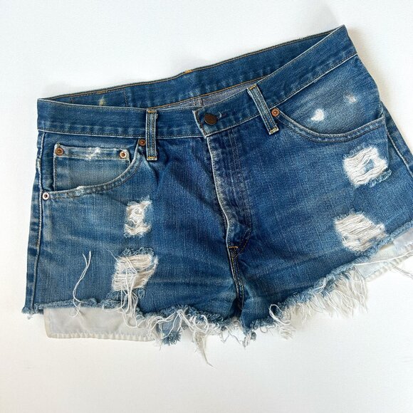 Vintage Levi's Denim Cutoff Shorts -Reworked Vintage Levis from Urban Outfitters - Picture 1 of 8